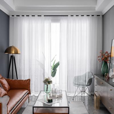 China Retro Blackout Fabric Ready Made Sheer Decorative Window Curtain for sale