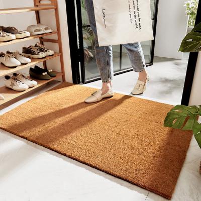 China Coir Door Mat Blank Unpainted Wholesale Single Coir Door Mats Clic Click Coconut Fiber Blanket Washable Coconut Coir Mats for sale