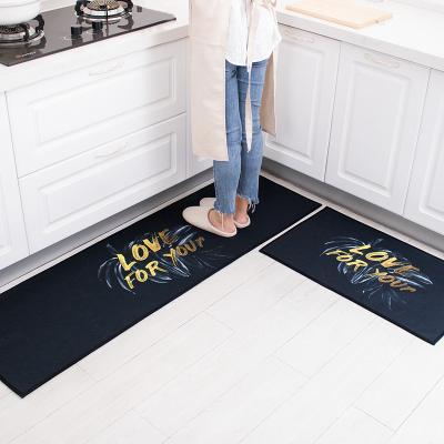 China Best Selling Non-slip Commercial Design Kitchen Floor Mats American Retro OEM Christmas Pattern Custom Nordic Bedroom Water for sale