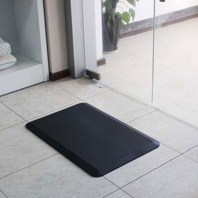 China Washable Custom Made PU Anti Fatigue Floor Kitchen Mats Anti Slip Floor Office Standing Mat for sale