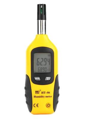 China HTI HT-86 Portable Digital 2-in-1 Hygrometer and Temperature Meter Indoor/Outdoor Wet Bulb Dew Point Gauge Monitor en venta