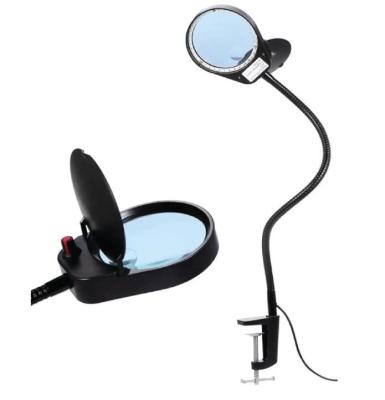 China PD-7S 38 LED 10X Magnifying Glass Lamp 100mm with Backlight for sale