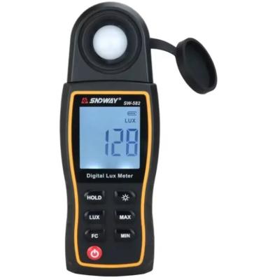 China SW-582 Digital Lux Meter LCD Handheld Display Automatic Range Luminometer Photometers Luxmeter Light Gauge 0-199,900 Lux for sale