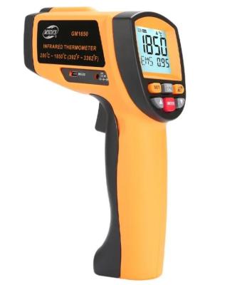 China Benetech GM1850 Non-Contact Portable Digital High Temperature Thermometer 200C~1650C for sale