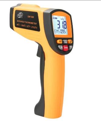 China Benetech GM1500 Non-Contact Portable Digital Pyrometer HIgh Temperature Industrial Thermometer -30C-1500C for sale