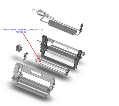 China Rolo da fronteira LP7100 Minilab de A081987 Noritsu QSS3501 Fuji à venda