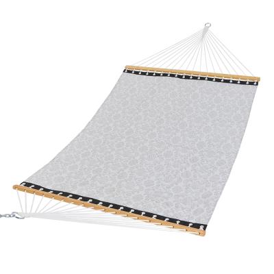 China Modern Portable Patio Swing High Quality Custom Printed Outdoor Hammock With Teslin Upright Hammock for sale