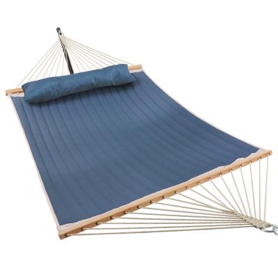 China Wholesale Price Modern Outdoor Patio Garden Portable Bed Cotton Swing Folding Strap Stitched Indoor Upright Hammock for sale