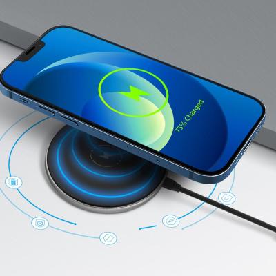 China Luxury Round 18w Wireless Fast Mobile Phone Wireless Charger For Portable Home Car for sale