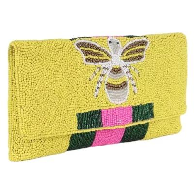 China Other New Design Seed Bead Embroidered Handmade Clutch For Women Party And Evening for sale