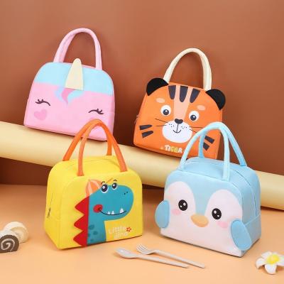 China Portable Insulated Thermal Picnic Supplies Lunch Box Cartoon Lunch Bag Waterproof Milk Bottle For Women Girl Children Kids for sale