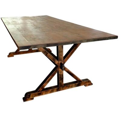 China Rustic Wedding Table Farmhouse Wooden Farmhouse Dining Table for sale