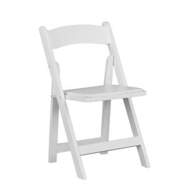 China Modern White Americana Banquet Wedding Wood Folding Chair for sale