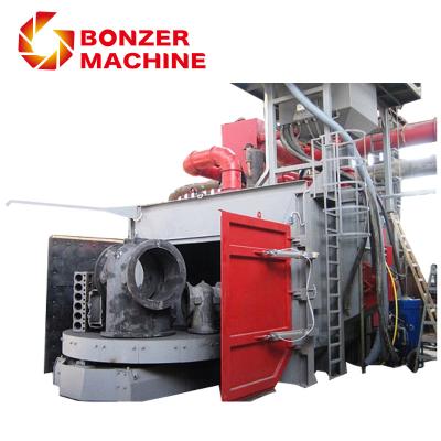 China Building Material Stores Building Material Stores Table Type Rotating Motor Connecting Rod Shot Blasting Machine for sale