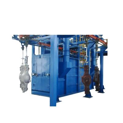 China Casting Casting Delivery Automatically Hanging Type Sand Blasting Device Rate for sale