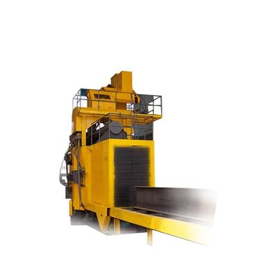 China Factory Profile Steel Pipe Steel Plate Sandblaster Equipment Factory H Beam Sandblasting Steel Painting Machine for sale