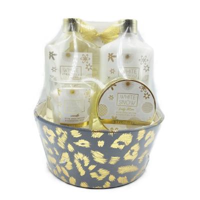 China BODY Private Label Bath Spa Shower Gel Natural Organic Travel Christmas Bath Gift Set for sale