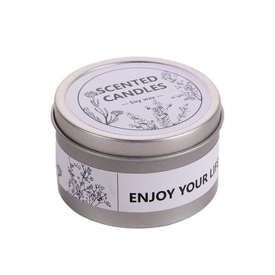 China Private Label Luxury Aluminum Jar Candle Without Flames Jars Vessel For Candle Making Candle Container for sale