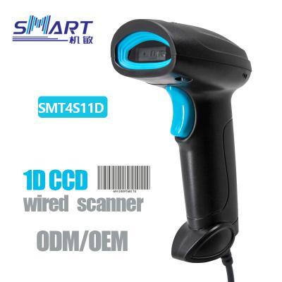 China Fine Barcode Scanner SMT4S11C Quality CCD Barcode Scanner Wired Wireless USB Scan Handheld Barcode Reader for Supermarket Retail Logistics Store for sale