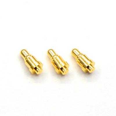 China POWER Pogo Pin Gold Plating Spring Connector 1.5u