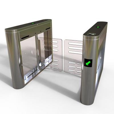 China ID CE Approved Deluxe Entry Control Swing Turnstile Gate With Face Recognition for sale