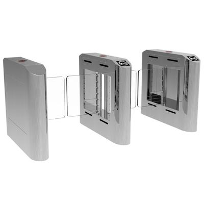 China ID School Access Control Swing Turnstile Barrier Gate With Biometric Reader for sale