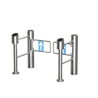 China New Supermarket Original ID Exit Entrance Automatic Swing Barrier Gate for sale