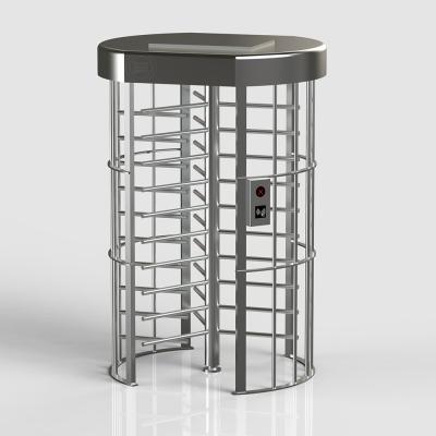 China China Factory Price 304 Stainless Steel Full Station Entrance Security RFID Waist Turnstile for sale