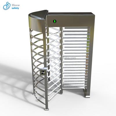 China Hot sale 304 stainless steel full 304 stainless steel single entry height turnstile for sale for sale