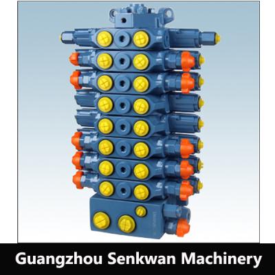 China SX12 Excavator For Yuchai 60 Excavator Hydraulic Parts Distribute Valve Assy for sale