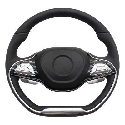 China Factory Wholesale High Luxury Graduated Material Design Refitting Auto Parts Steering Wheel For Benz for sale