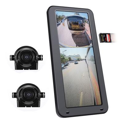 China New 12.3 Inch LCD Display Bus Car Truck Waterproof Universal Camera Monitor Wireless Kit for sale