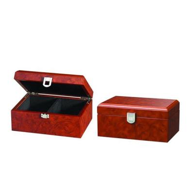 China Exclusive Luxury Custom Handmade Knot Wood Chess Gift Storage Box for sale