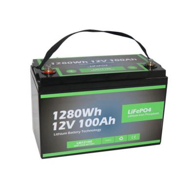 China Longer lifespan 12v lifepo4 100ah lithium battery pack 12v 100ah 150ah lithium ion battery home appliances for RV boat for sale