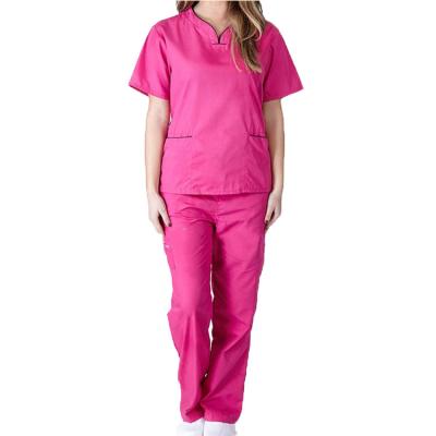 China Hot Selling Popular Design Nurse Woven Uniform Hospital Uniform for sale