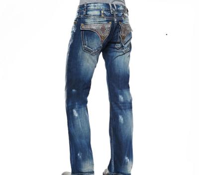 China Mens Merle Puffy Jeans New Style Breathable Jeans For Men Wholesale for sale