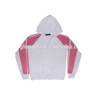 China 100% Cotton High Quality Logo Anti-pilling Oversized Blank Hoodies Custom Pullover White Sweatshirts For Women for sale