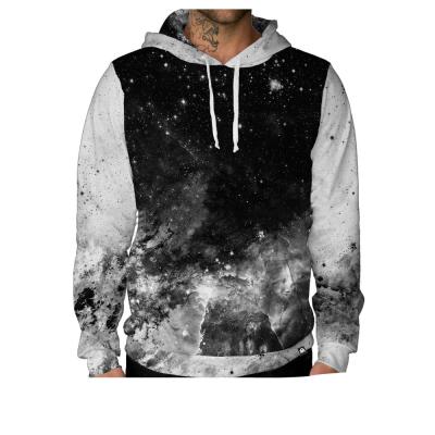 China Anti-pilling Space Galaxy 3d Sweatshirts Men Women Hoodies With Hat Print Stars for sale