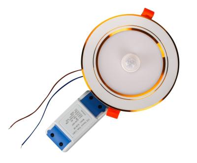 China AL+PC PIR Motion Sensor LED COB Downlight Light Wall Lamp Auto On Off Cabinet Sensor Light PIR Sensor Smart Human Downlight for sale