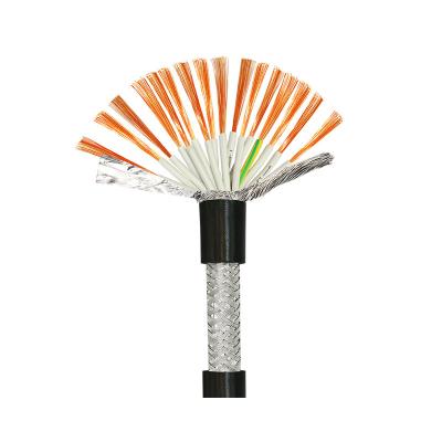 China Underground KVVRP PVC Insulated PVC 450/750V Sheathed Braided Armoring Flexible Control Cable for sale