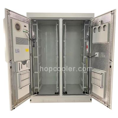 China Small Stainless Steel Server Rack Network Cabinet For Outdoor Mobile Data Enclosed Cabinet for sale