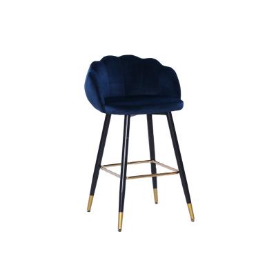 China Modern Style High Quality Chair For Restaurant Metal Legs Wholesale BarChair Upholstery For Drinking Bar for sale