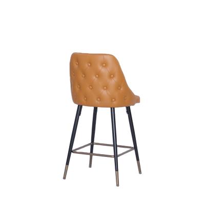 China High quality modern style chair for restaurant metal legs upholstery bar chair wholesale for sale