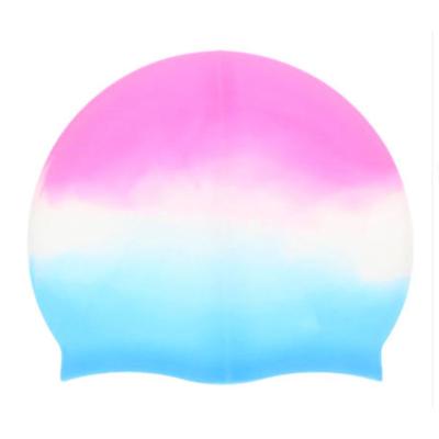 China Hot Selling Eco-friendly Logo Printing Mix-color Child Swimming Caps CP-3 Customized Waterproof Durable ZLF Multicolor Kids Swim Caps Child Size for sale