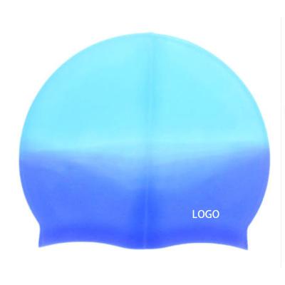 China Waterproof Durable ZLF High Quality Adult Swimming Hats Multicolor Silicone Flexible Comfortable Durable Customized Logo Printing Swim Caps for sale