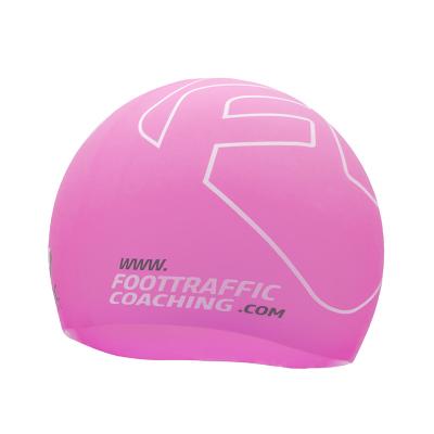 China Waterproof durable ZLF eco-friendly printed silicone swim caps for swim custom logo and color, printing latex flag RTS customized neopren swim cap for sale