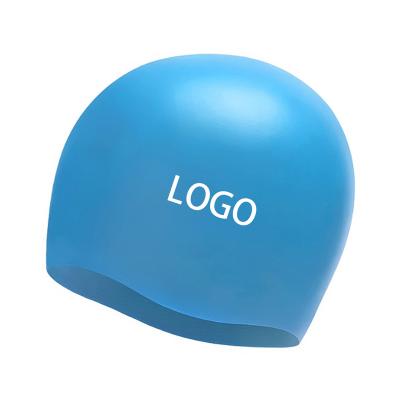 China ZLF Eco-friendly Durable Waterproof Plus Flexible Customized Comfortable Multicolor Swimming Training Hats Silicone Logo Printing Durable Swimming Hats for sale