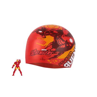 China Waterproof Durable ZLF Adult Kids Swimming Waterproof Soft Silicone Caps OEM Customized Colorful Pattern Printing Flexible Swim Caps Unisex for sale