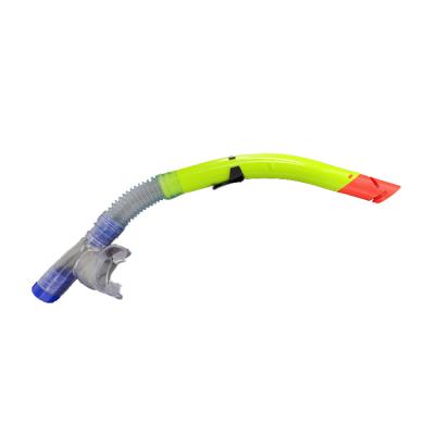 China ZLF Manufacturing Swimming Training Snorkel Multiple Colors PVC Snorkel S003 for sale