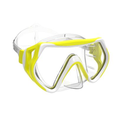 China ZLF Waterproof Kids Swim Mask Wide Angle Multiple Colors Liquid Mask Silicone Scuba Diving Mask M011 for sale